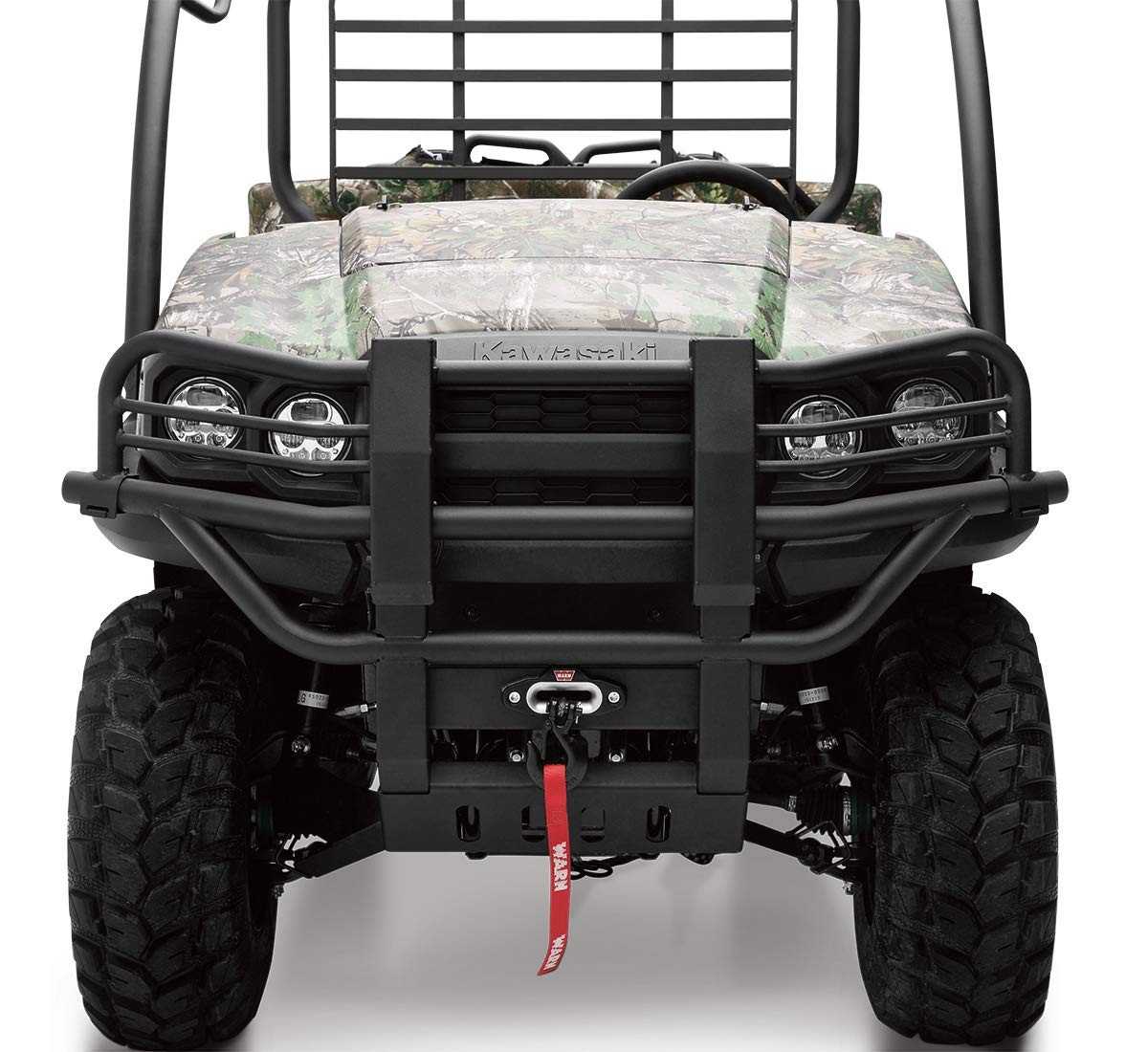 Suporte Guincho Warn Kawasaki Mule SX 2017-2019 | Peça Original 99994-0733