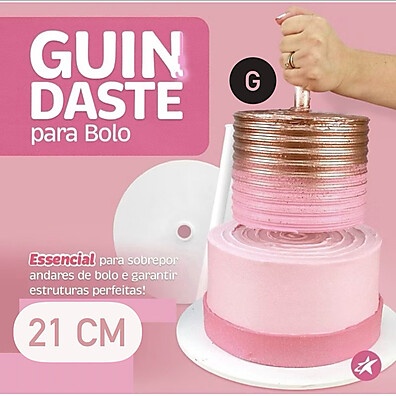 Guindaste Para Bolo 21Cm Blue Star – Monte e Transporte com Segurança!