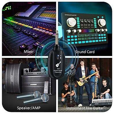 Sistema Sem Fio 2.4G para Monitor Intra-Auricular – Perfeito para DJ e Guitarra