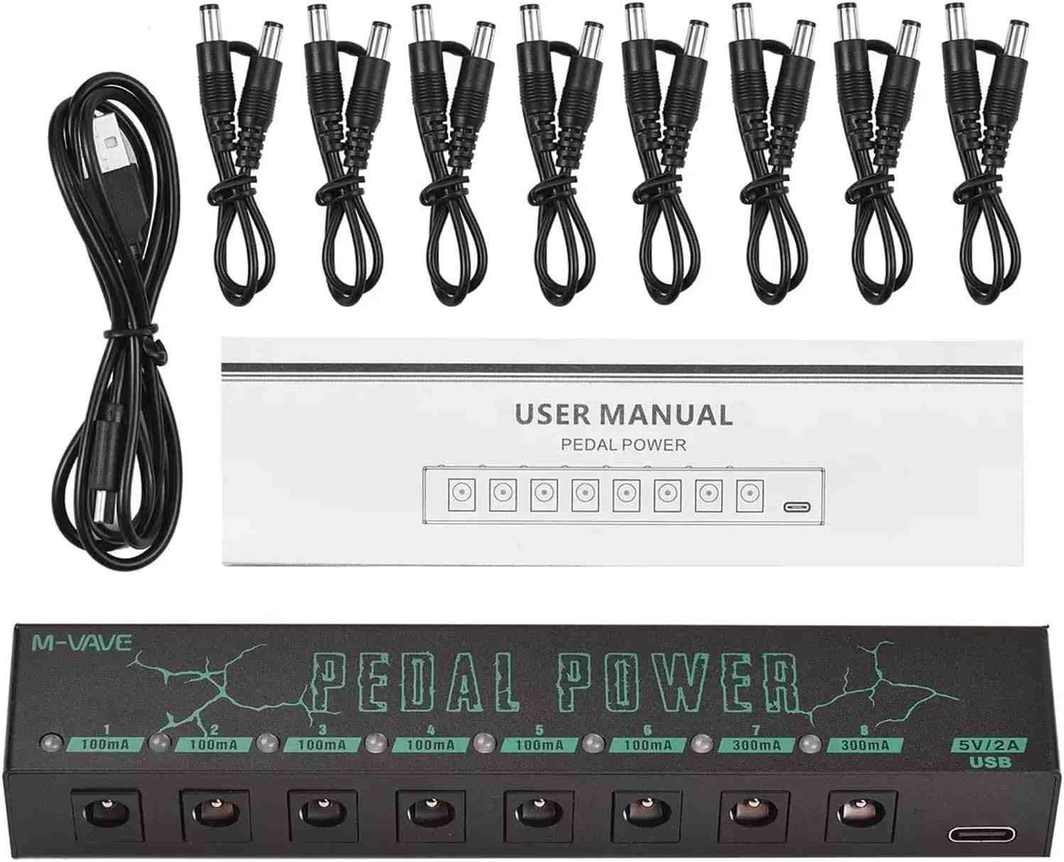 guitarra-usb-para-de-e-setup-fonte-pedais-kingster-alimentacao-a-potencia-seu-para-de-isolada-a