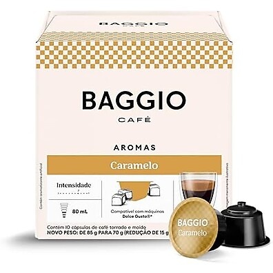 Café Baggio Caramelo Dolce Gusto 10 Cápsulas