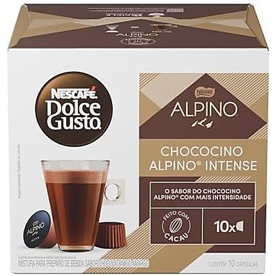 Café Alpino Dolce Gusto Intense: Sabor Forte 10 Cáps