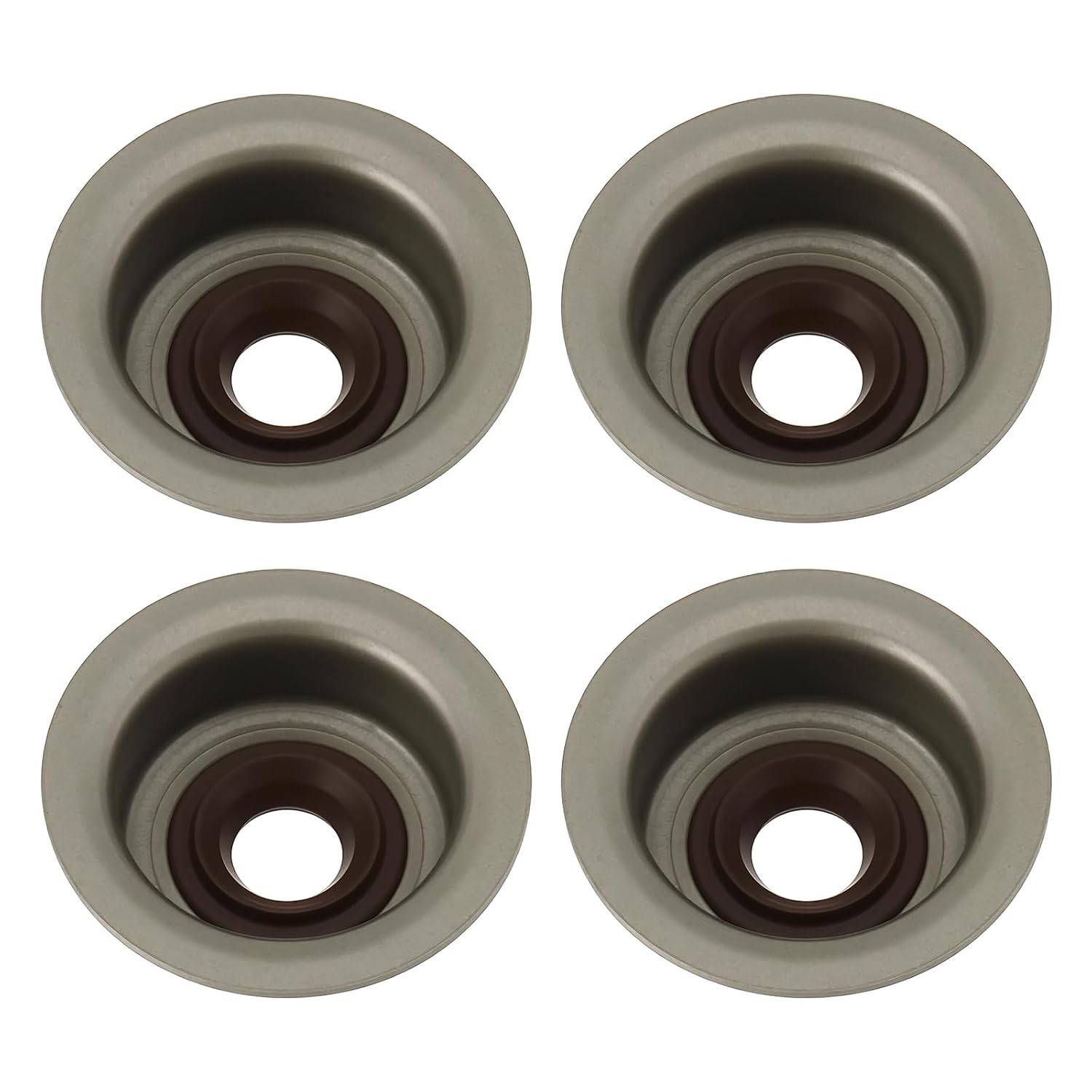 Kit 4 Vedações Haste Válvula Entrada Honda GX120 GX160 GX200 - Qualidade OEM 12209-ZH8-003