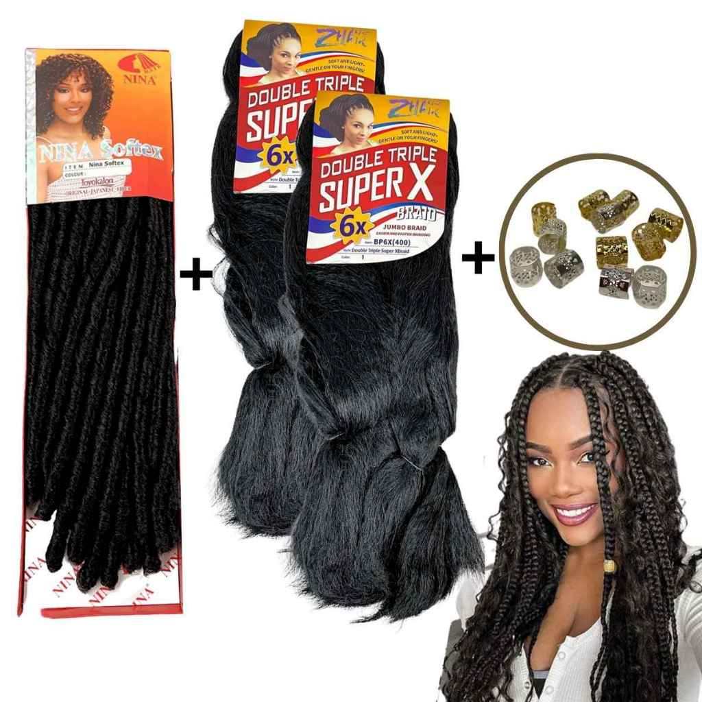 Gypsy Braids: Jumbo + Nina Softex para Tranças Incríveis!