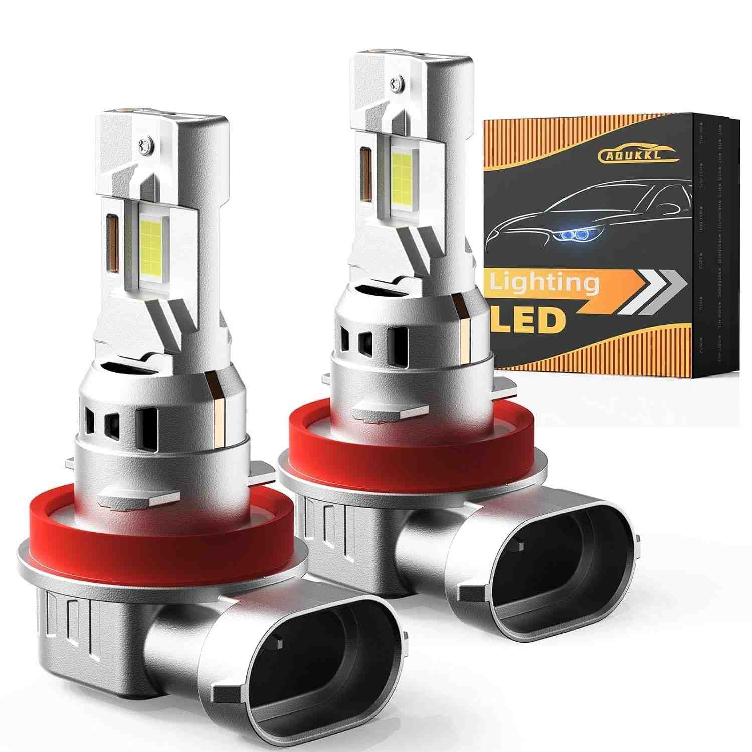 Luz de Neblina LED H11/H8/H9: Super Brilhante 6500K Branco Frio para Máxima Visibilidade e Segurança