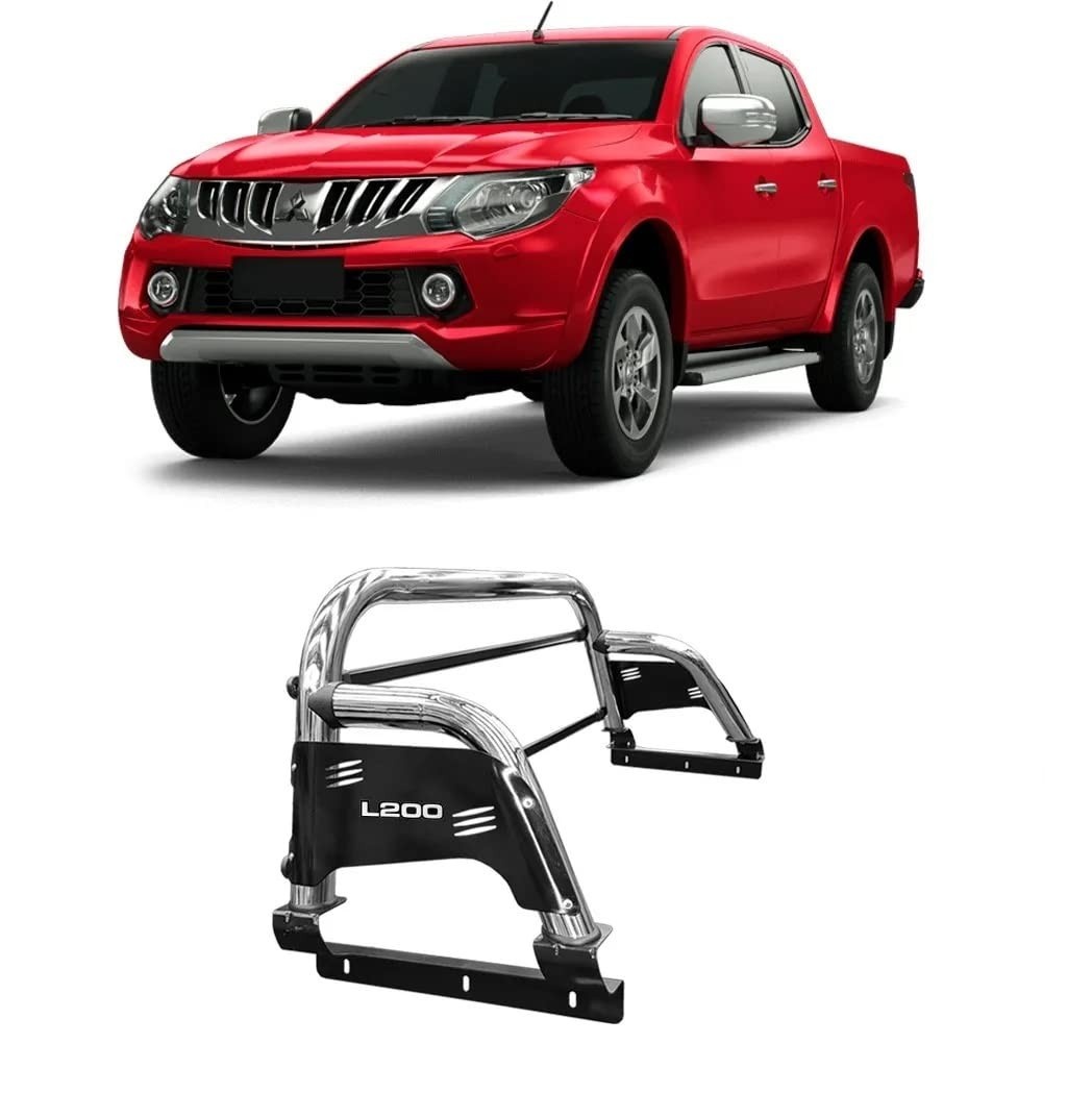 Santo Antônio L200 Triton 2017-2020 H3 Cromado: Estilo e Proteção Premium