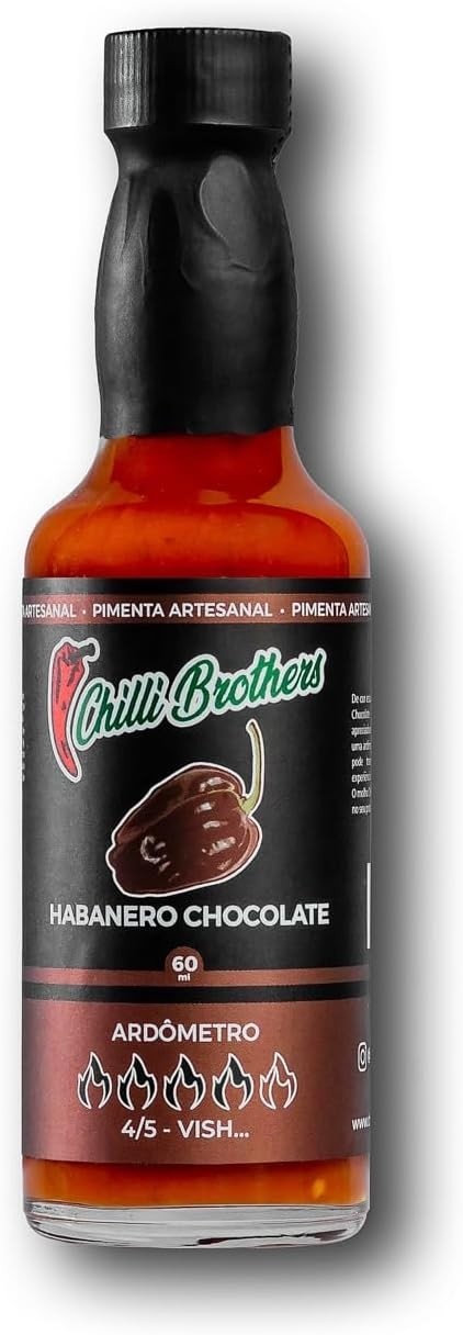 Molho Habanero Chocolate 60ml Chilli Brothers