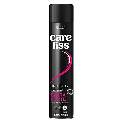 Hair Spray Care Liss: Fixação Extra Forte!
