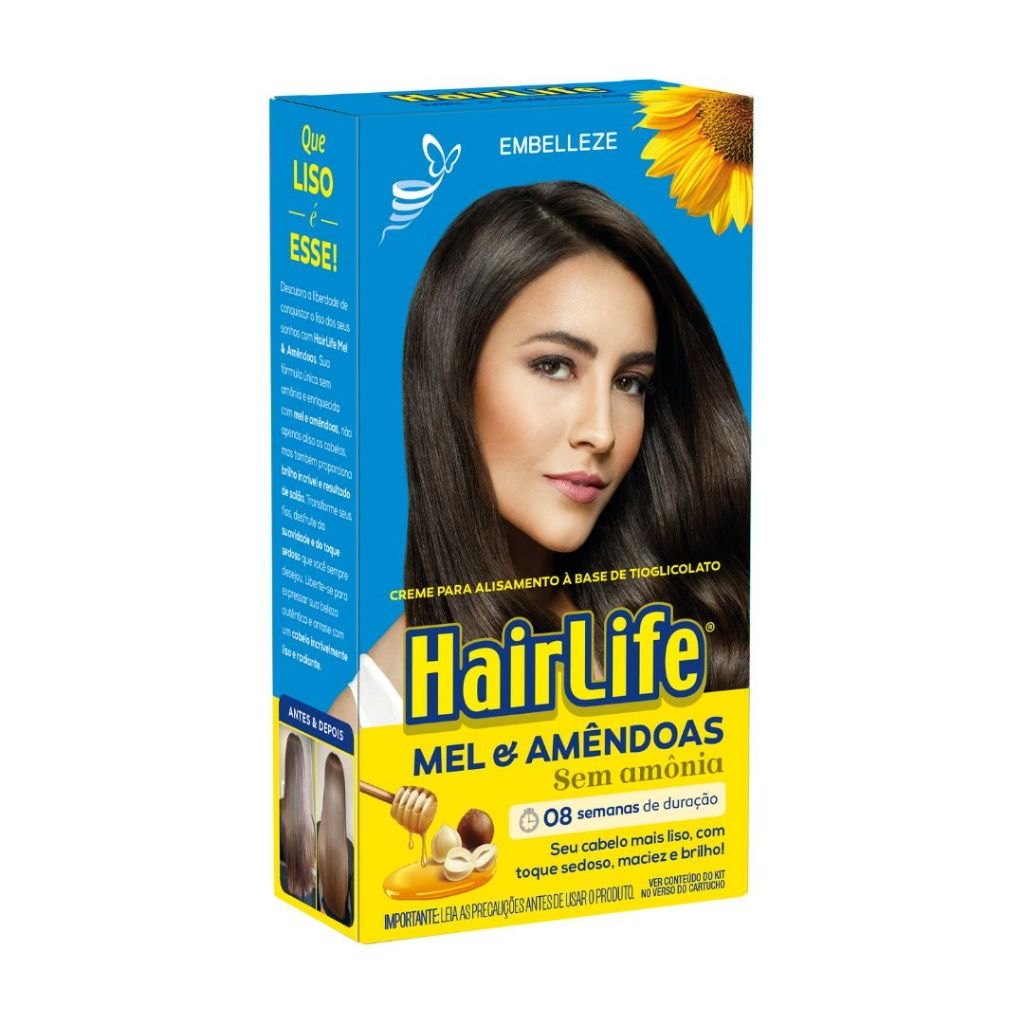 HairLife Mel & Amêndoas: Liso Perfeito e Nutrição