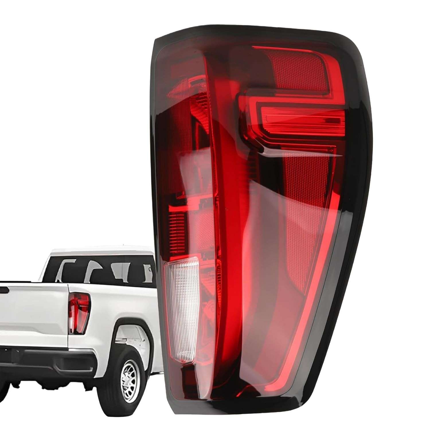 Luz Traseira Direita Halógena para GMC Sierra 1500/2500HD/3500HD (2019-2024) - Segurança e Estilo