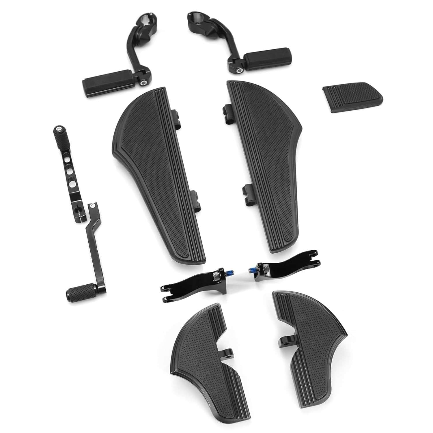 Defiance Street Glide Floorboards: Conforto e Estilo para sua Harley Touring e Softail (Preto)