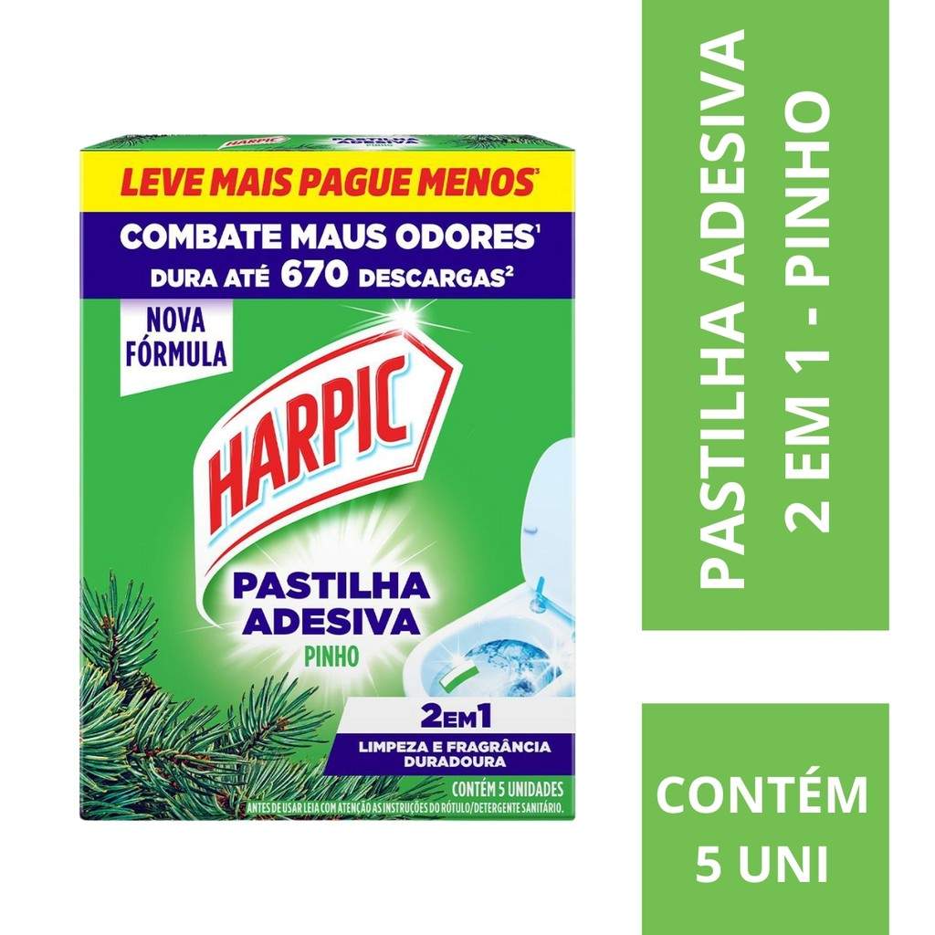 Harpic Pastilha Sanitária: Limpeza e Perfume!