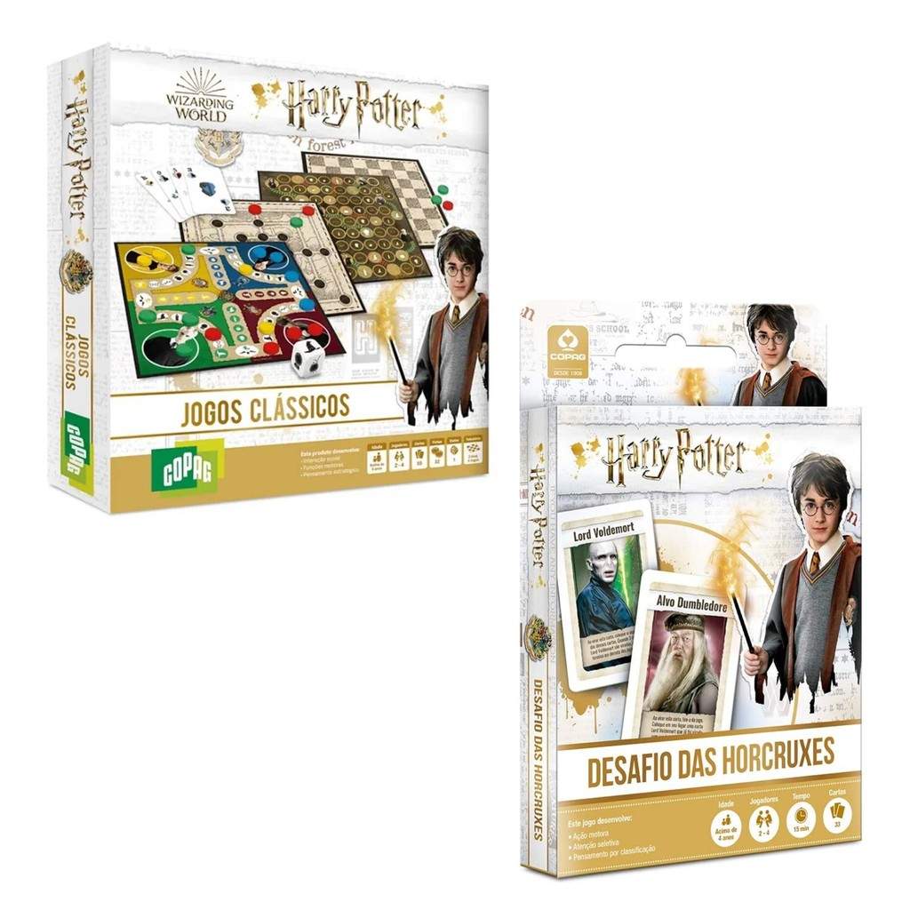 Harry Potter: Kit Jogos Clássicos + Desafio das Horcruxes