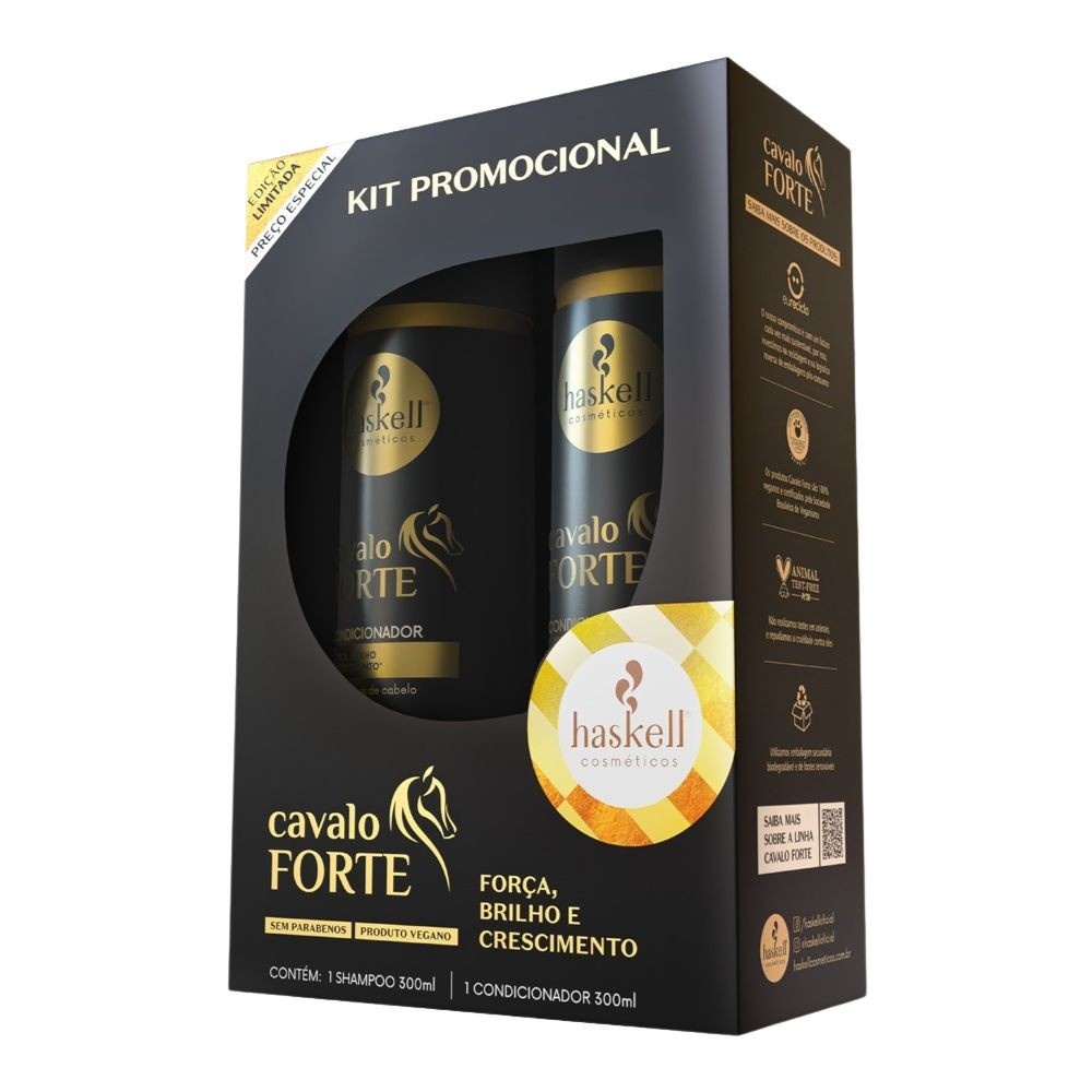 Haskell Cavalo Forte: Shampoo & Condicionador 300ml