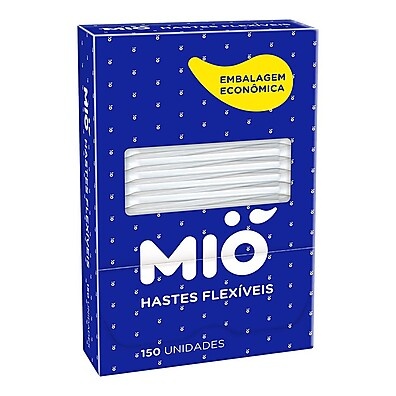 Haste Flexível Mió: 150 Unidades para Limpeza Impecável