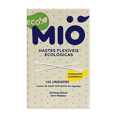 Haste Flexível Mió Ecológica: 150 Unidades de Limpeza Consciente