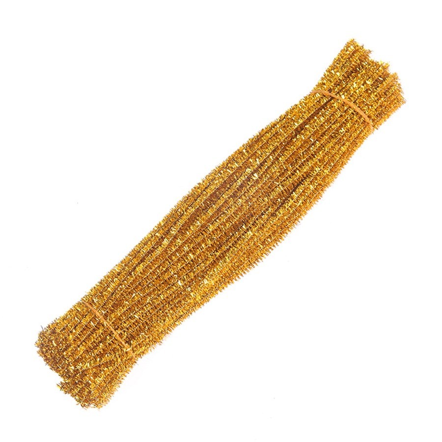 hastes-de-chenille-glitter-100-unidades-douradas
