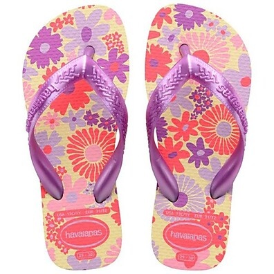 Havaianas Flores Kids Roxo: Conforto e Estilo!
