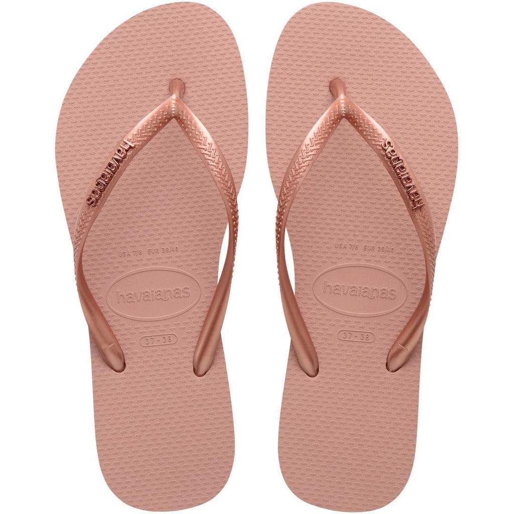 Havaianas Slim Metallic Rosa: Brilho e Leveza