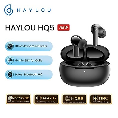 Haylou HQ5: Fones Sem Fio com Som Imersivo