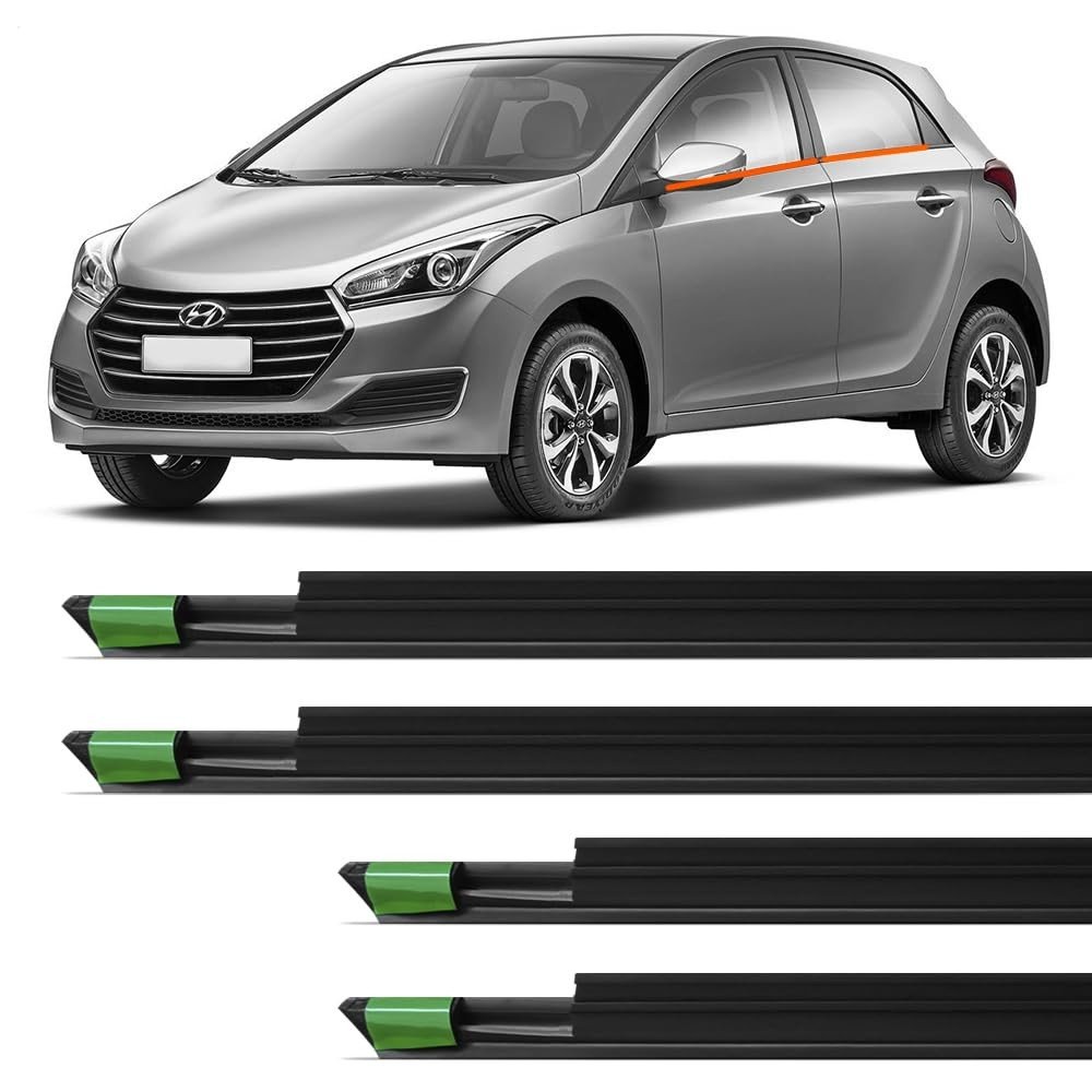 Jogo Pestana Vidro Externa Hyundai HB20 (2013-2019) - Proteção e Estilo