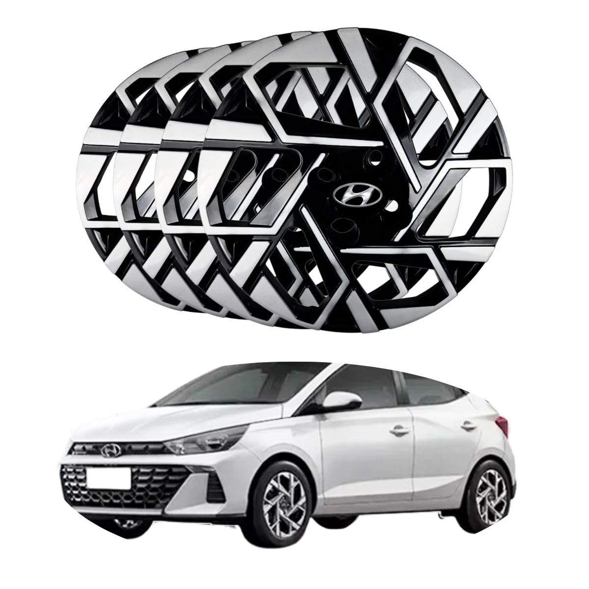 Jogo 4 Calotas Esportivas Aro 14 - Hyundai HB20 e HB20S (2021-2024)