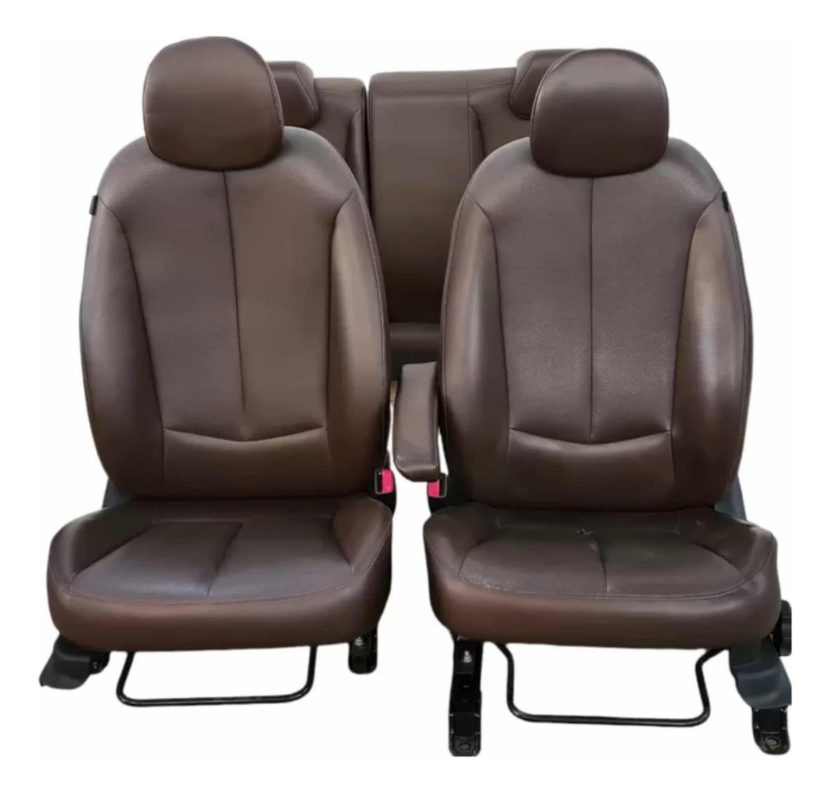 Capas de Couro Automotivo Premium para Hyundai HB20, HB20S e HB20X (Cinza) - Proteção e Estilo