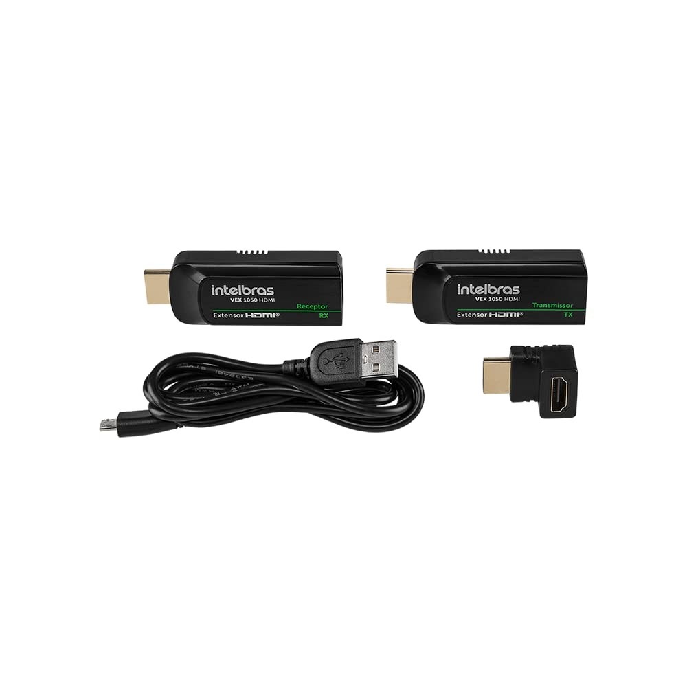 Extensor HDMI Intelbras VEX 1050 Preto: Imagem Full HD a 50m!