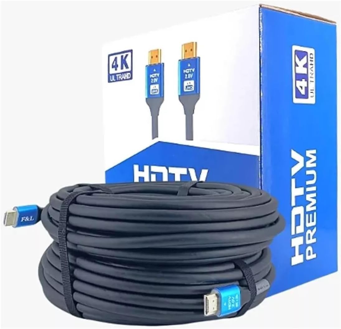 Cabo HDMI 4K 5 Metros Ultra HD 2.0 Blindado com Ethernet - Imagem e Som Incríveis!