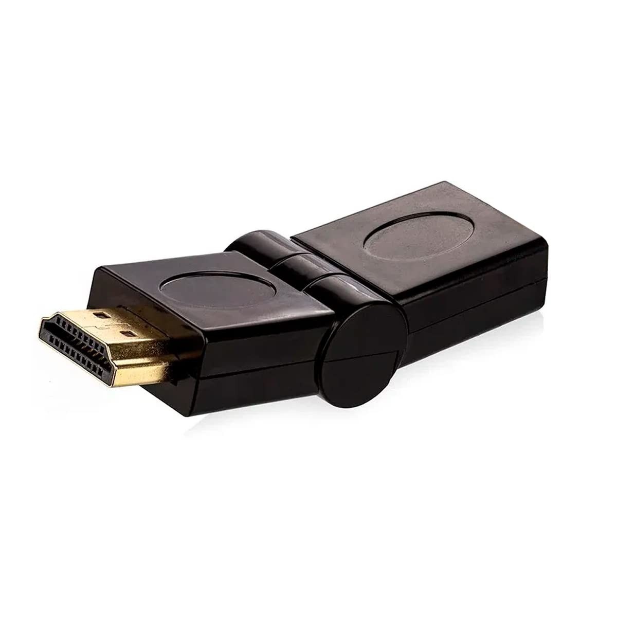 Adaptador HDMI Articulado 180° Flexível Preto - Conexão Premium para sua TV e PC
