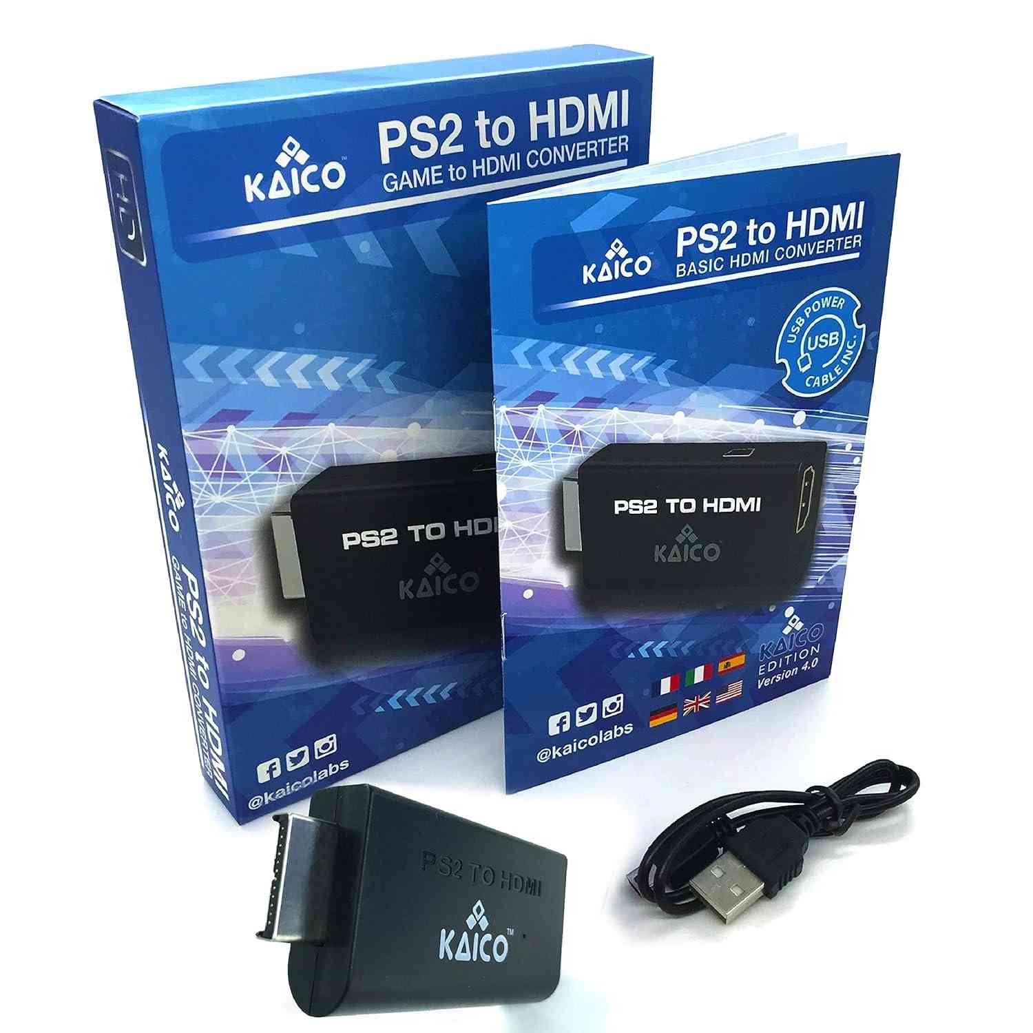 Conversor HDMI Kaico Edição: Reviva seus Jogos de PS2 na TV Nova!