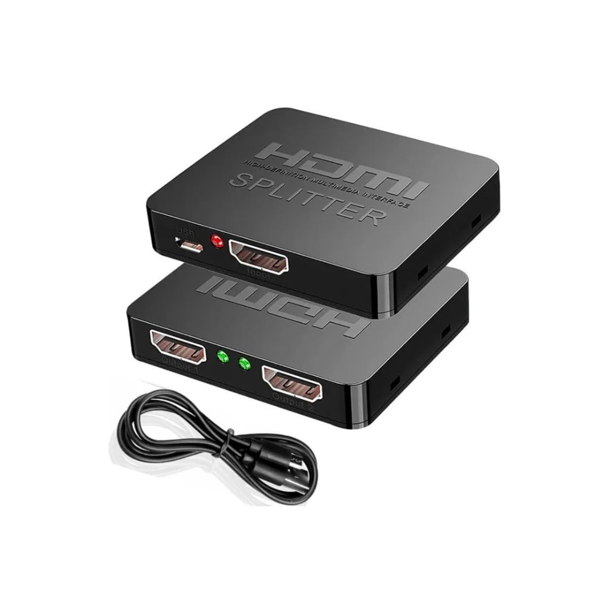 Splitter HDMI 4K 1x2: Duplique Imagens em Alta Definição para 2 Telas!