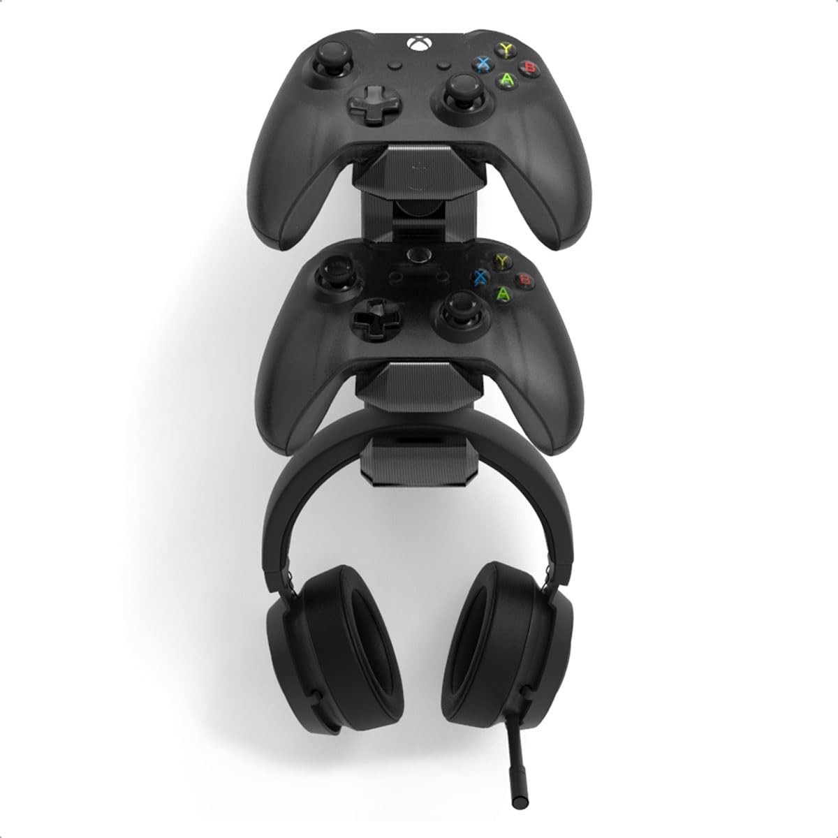 Suporte de Parede para 2 Controles Xbox e Headset Gamer – Organize seu Setup com Estilo