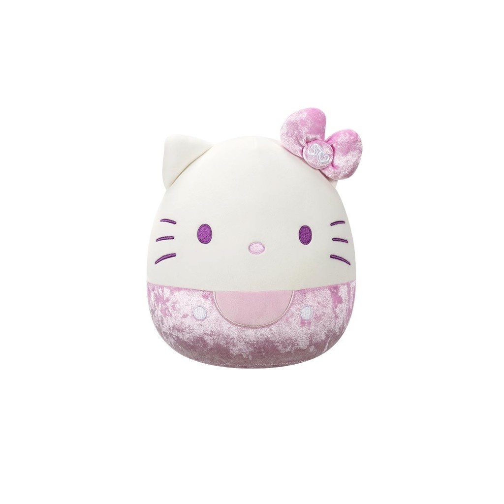 Hello Kitty 50 Anos: Pelúcia Lilás Veludo 20cm