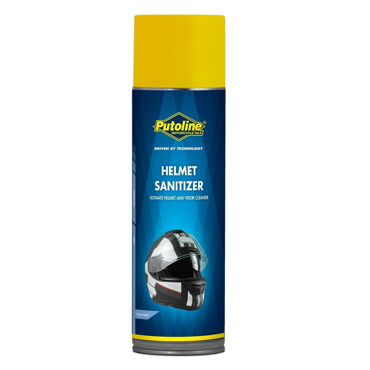 Spray Higienizador Putoline Helmet Sanitizer Aerosol 500ml: Capacete Limpo e Fresco!
