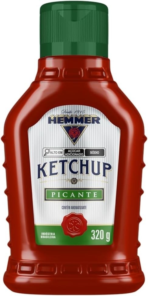 Ketchup Picante Hemmer Squeeze 320g