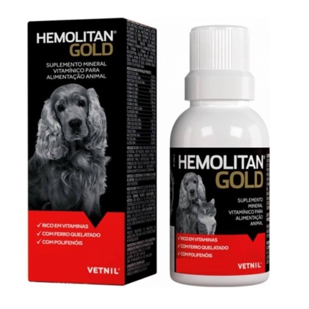 Hemolitan Gold Vetnil: Saúde e Energia para seu Pet!