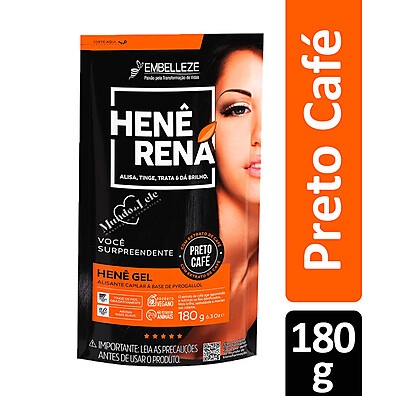 Henê Rená Preto Café: Liso e Brilho!