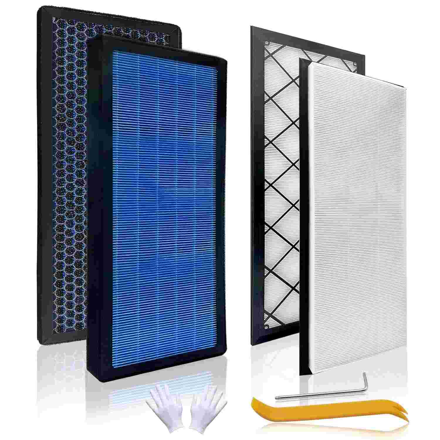 Filtro de Ar HEPA Premium para Tesla Model 3 e Model Y (Conjunto 4) - Ar Puro e Limpo