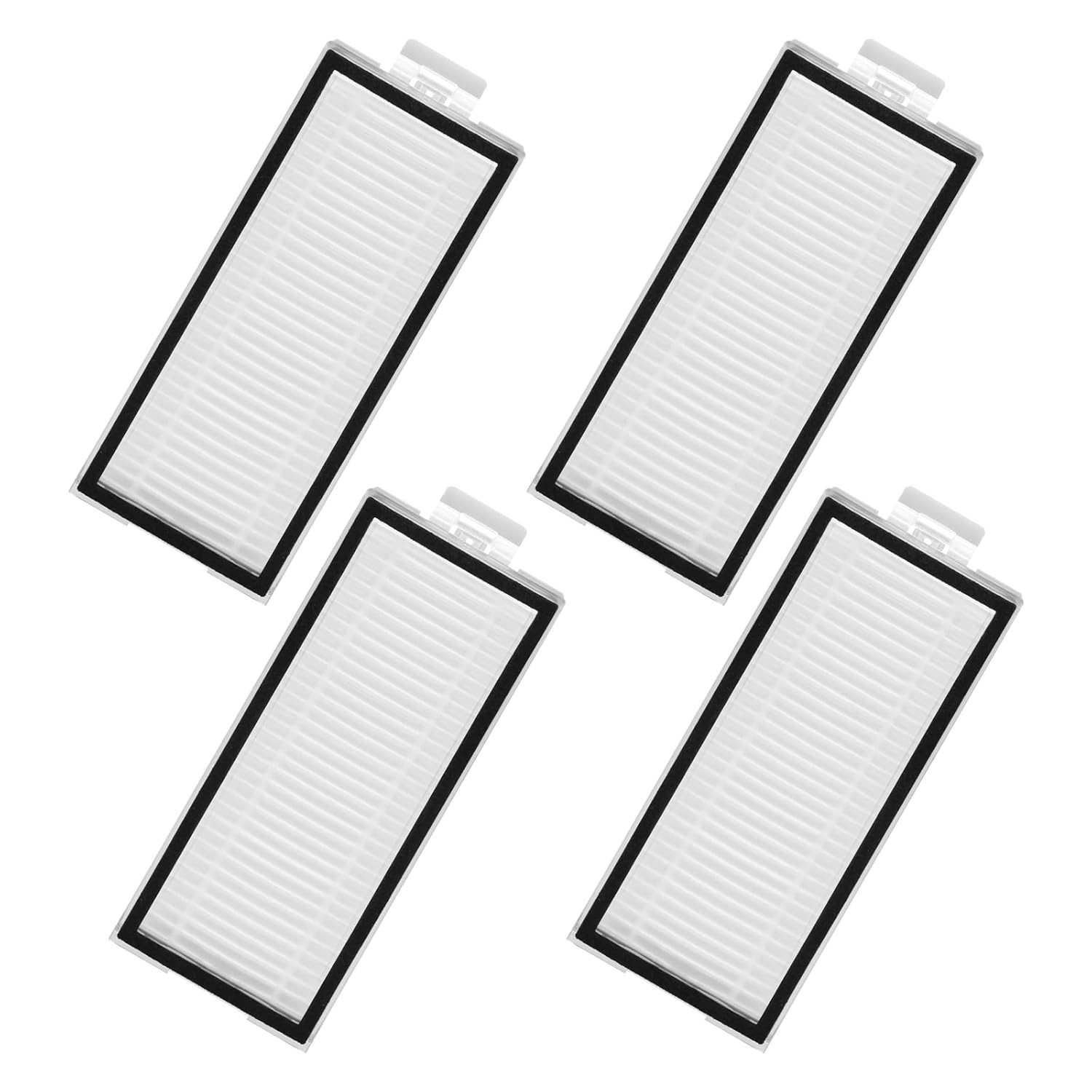 Filtros HEPA Laváveis para Roborock Q5/Q7/Q8 - Pacote com 4 Unidades - Compatibilidade Total