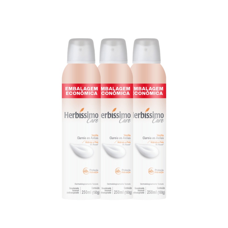 Herbíssimo Care Vanilla: Proteção 48h + Clareamento