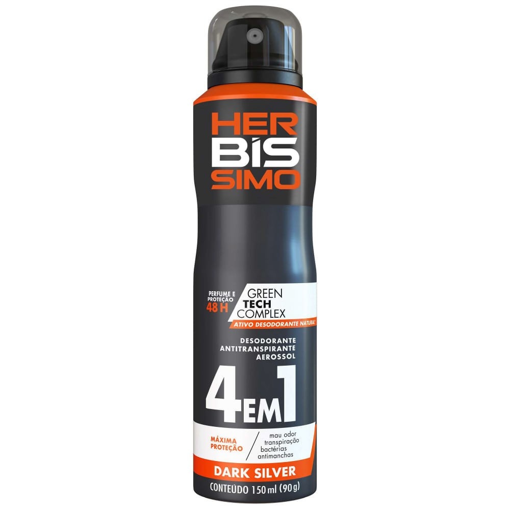 Herbíssimo Dark Silver: 48h de Proteção e Frescor