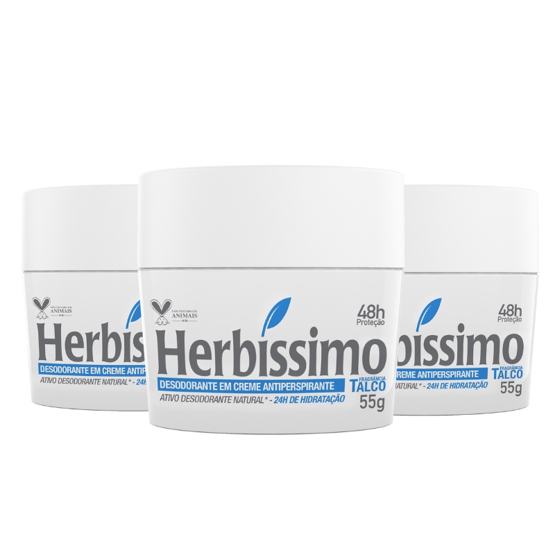 Herbíssimo Talco: 48h de Proteção e Frescor