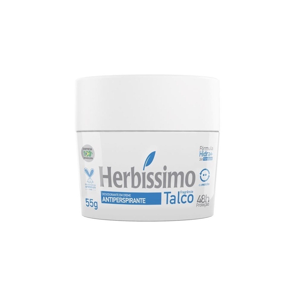 Herbíssimo Talco: 48h de Proteção e Hidratação