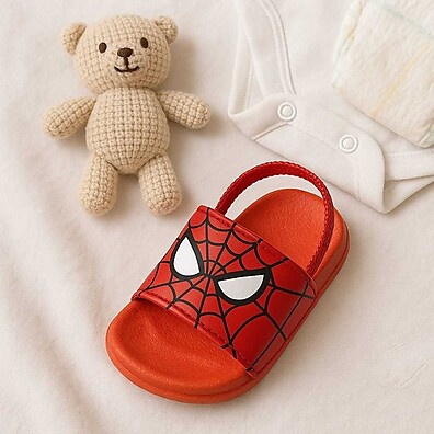 heroi-seu-do-pezinhos-os-para-estilo-e-conforto-elastico-com-homem-aranha-bebe-de-chinela