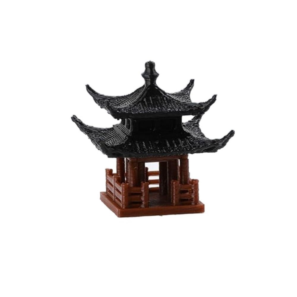 Miniatura de Plástico Micro Paisagem Hexagonal - Decoração Durável e Estilosa