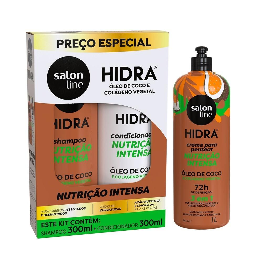 Hidra Coco Salon Line: Kit Hidratação Cachos Radiantes