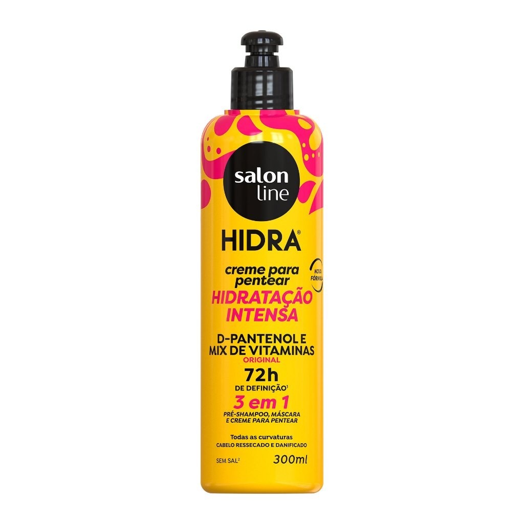 Hidra D-Pantenol: Creme 3 em 1 para Cabelos Radiantes