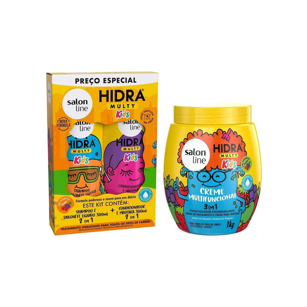 Hidra Multy Kids: Cabelos Saudáveis e Felizes!