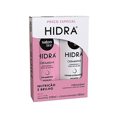 Hidra Salon Line: Nutrição e Brilho Intenso